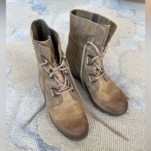 Light brown Wedge Sorel Waterproof Boots